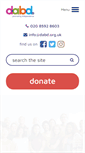 Mobile Screenshot of dabd.org.uk